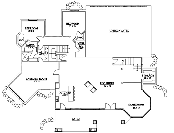 lower floor house blueprint