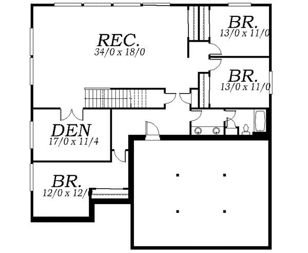 lower floor house blueprint