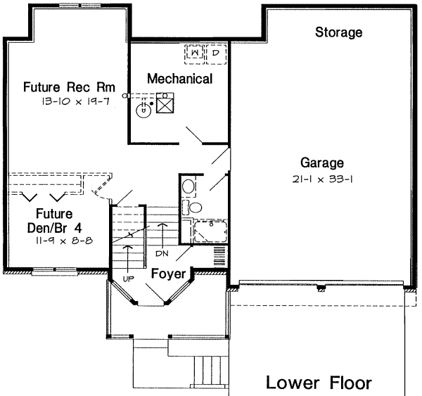lower floor house blueprint