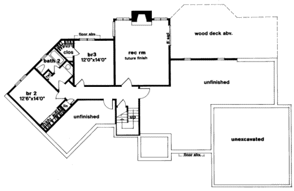 lower floor house blueprint