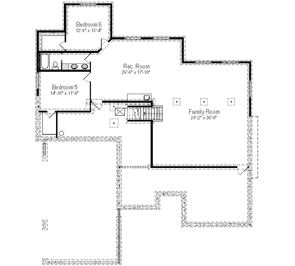 lower floor house blueprint