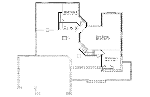 lower floor house blueprint