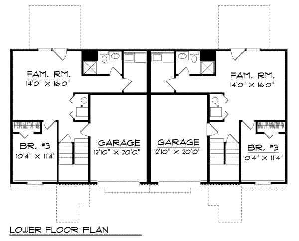 lower floor house blueprint