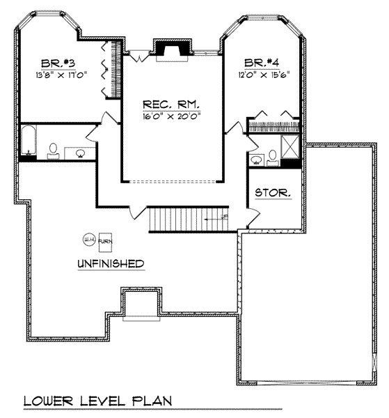 lower floor house blueprint