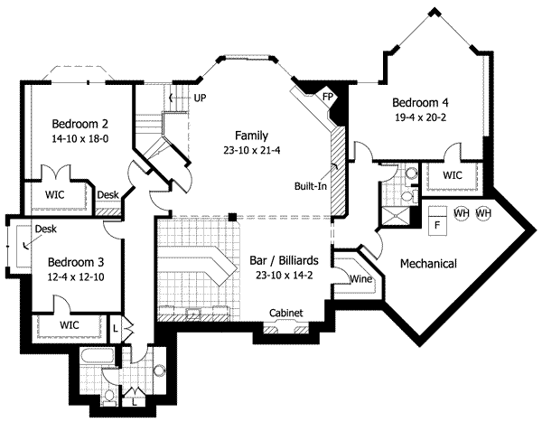 lower floor house blueprint