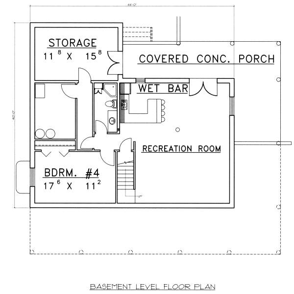 lower floor house blueprint