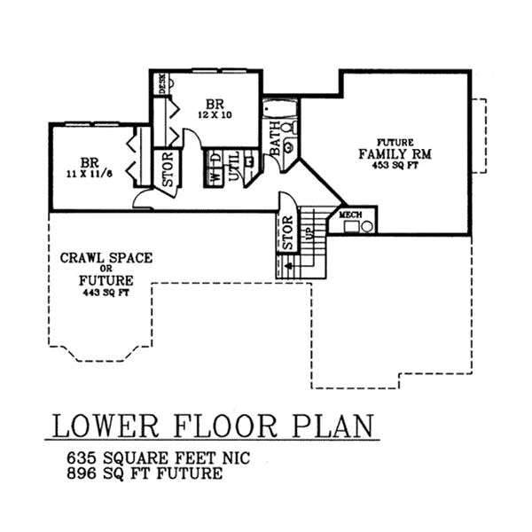 lower floor house blueprint