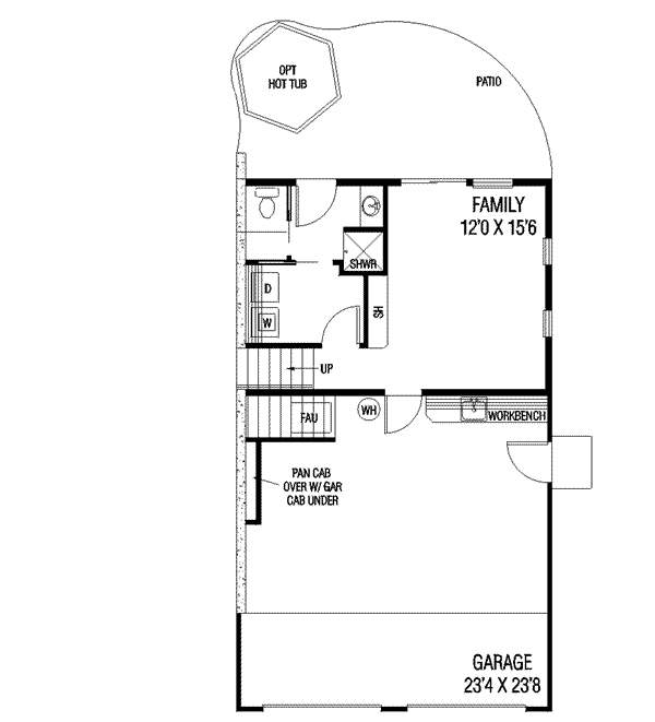 lower floor house blueprint