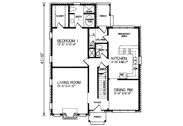 Dog House Blueprints. main floor house blueprint