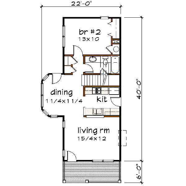 main floor house blueprint