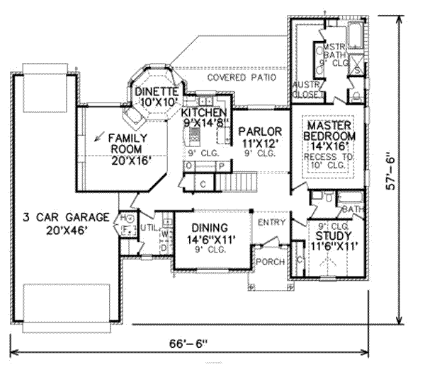 main floor house blueprint