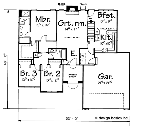 main floor house blueprint