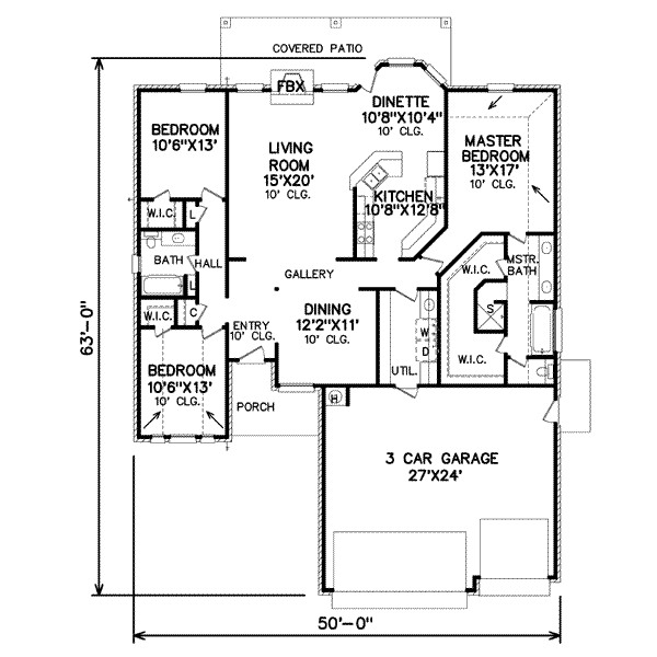 main floor house blueprint