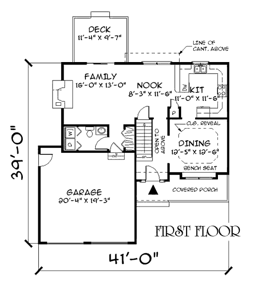 main floor house blueprint