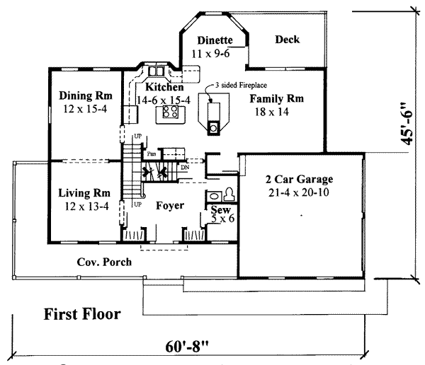 main floor house blueprint