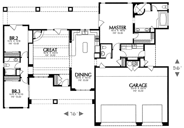 main floor house blueprint