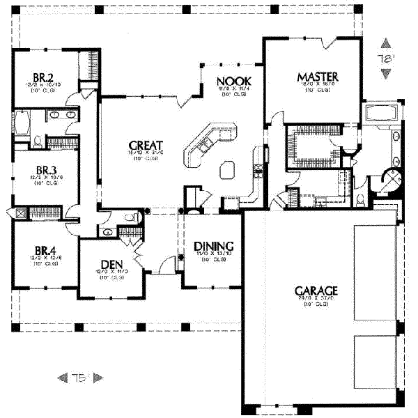 main floor house blueprint