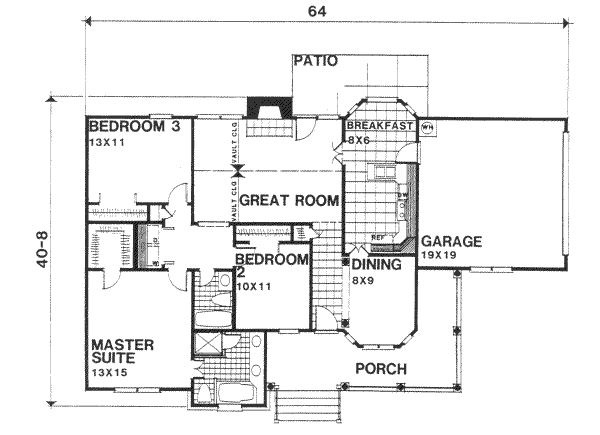 main floor house blueprint