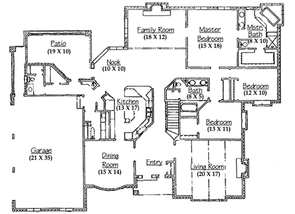 main floor house blueprint
