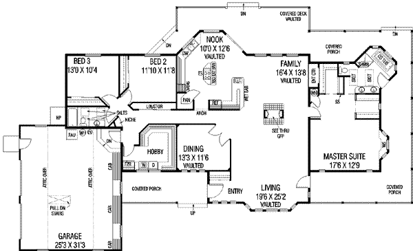 main floor house blueprint