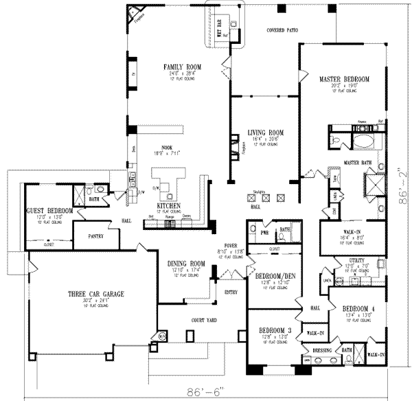 main floor house blueprint