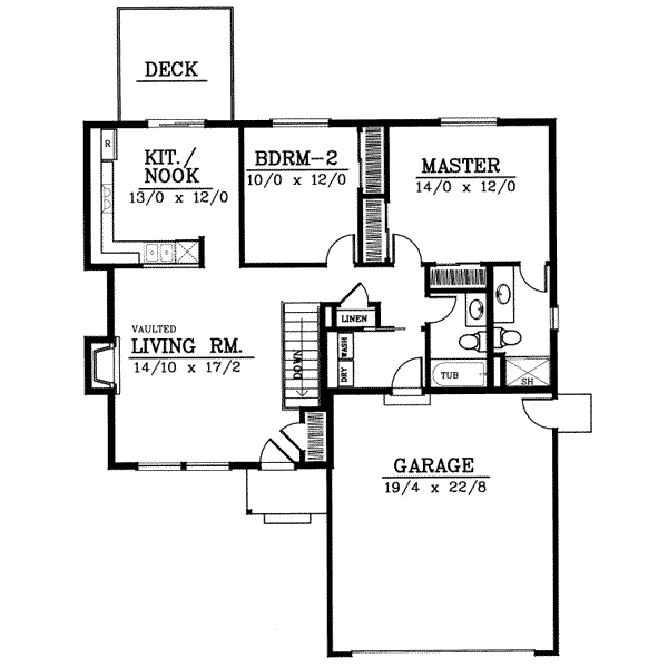 main floor house blueprint