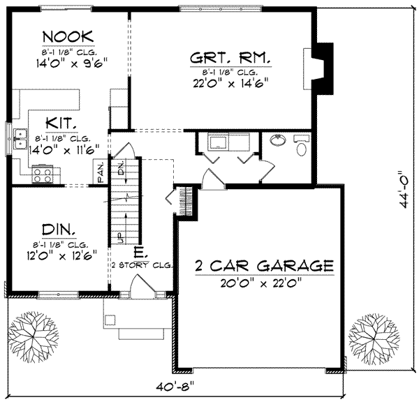 main floor house blueprint