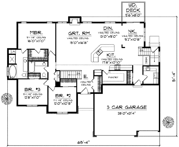 main floor house blueprint