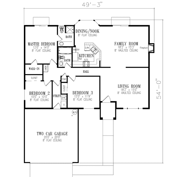 main floor house blueprint