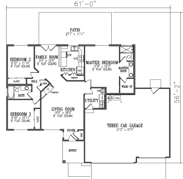 main floor house blueprint