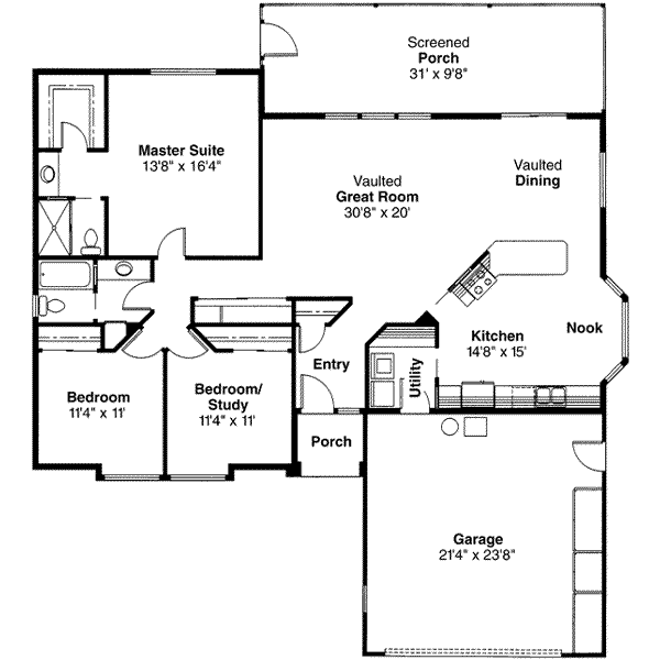 main floor house blueprint