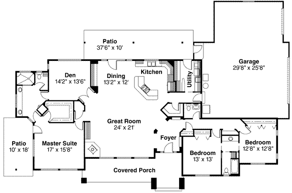 main floor house blueprint