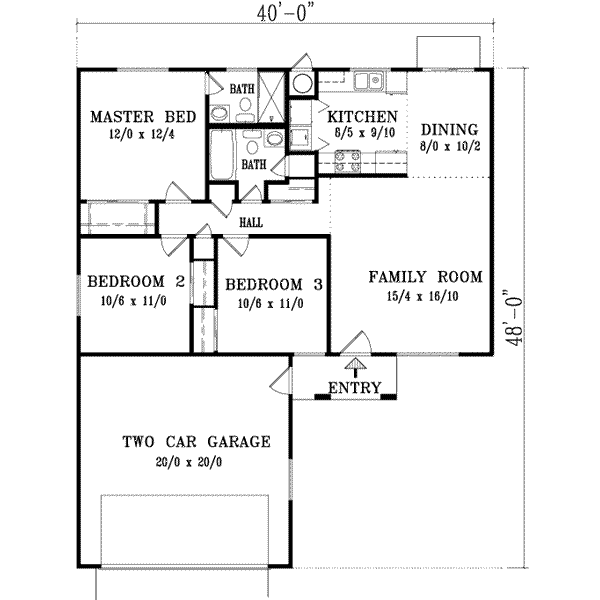 main floor house blueprint