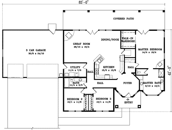 main floor house blueprint