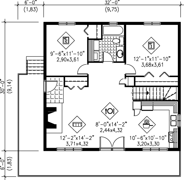 main floor house blueprint