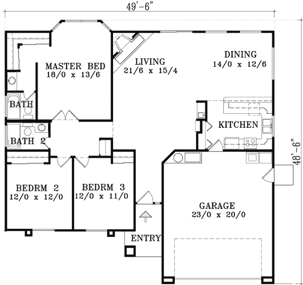 main floor house blueprint