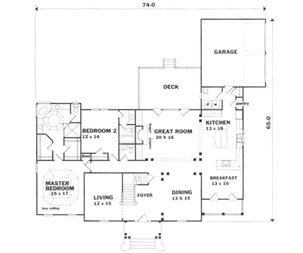 main floor house blueprint