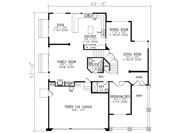 main floor house blueprint