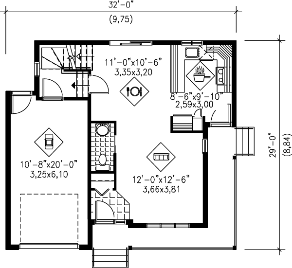 main floor house blueprint