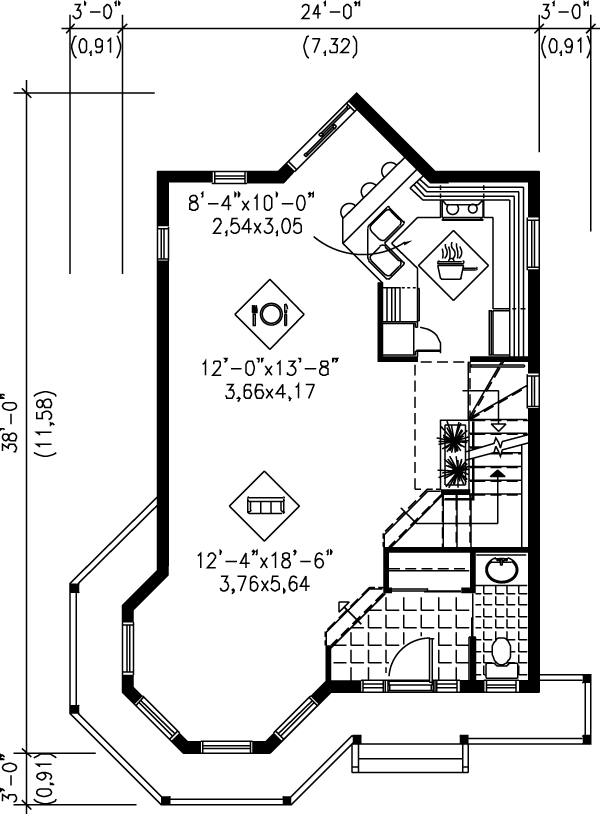 main floor house blueprint