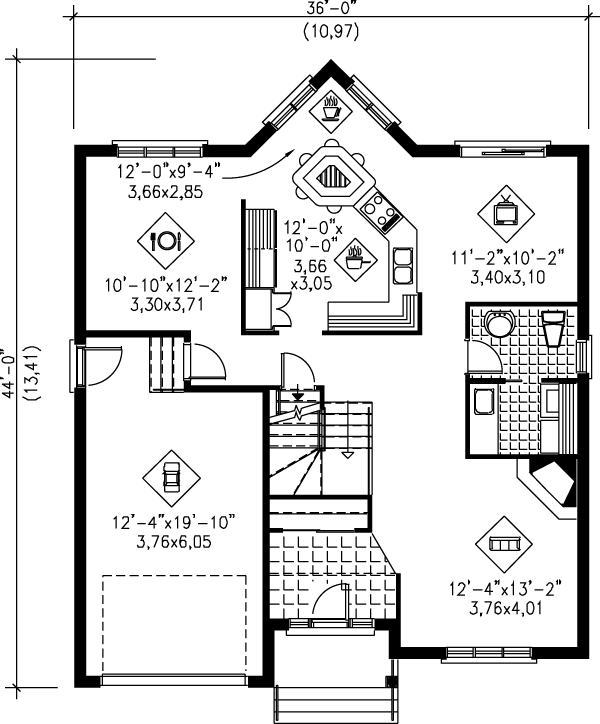 main floor house blueprint