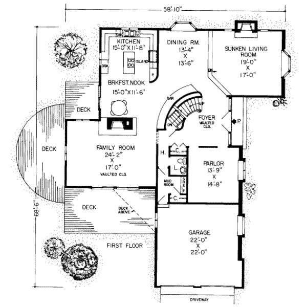 main floor house blueprint