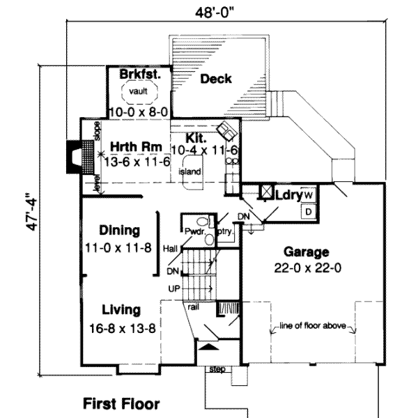 main floor house blueprint