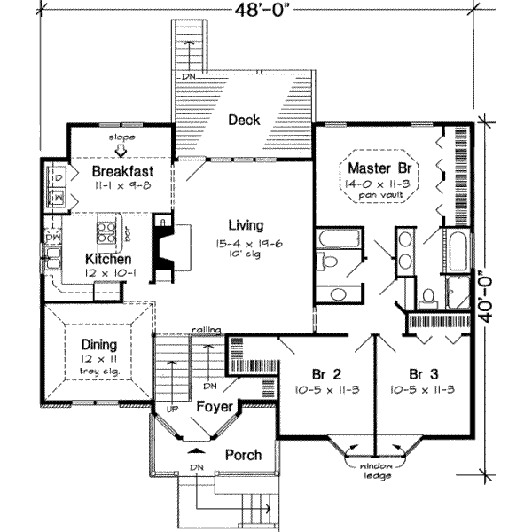 main floor house blueprint