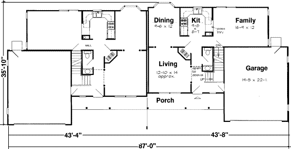 main floor house blueprint