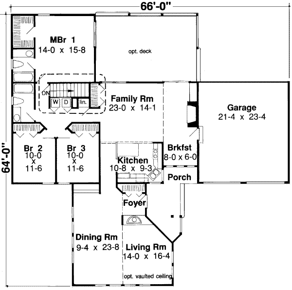 main floor house blueprint