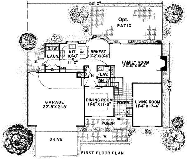 main floor house blueprint