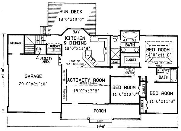 main floor house blueprint