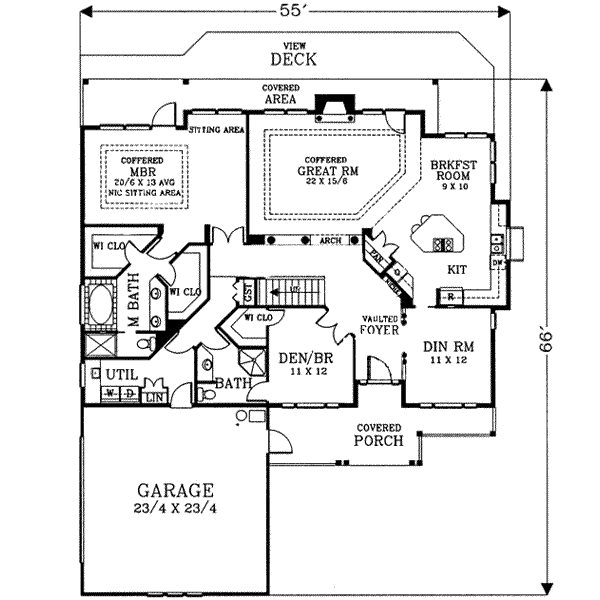 main floor house blueprint
