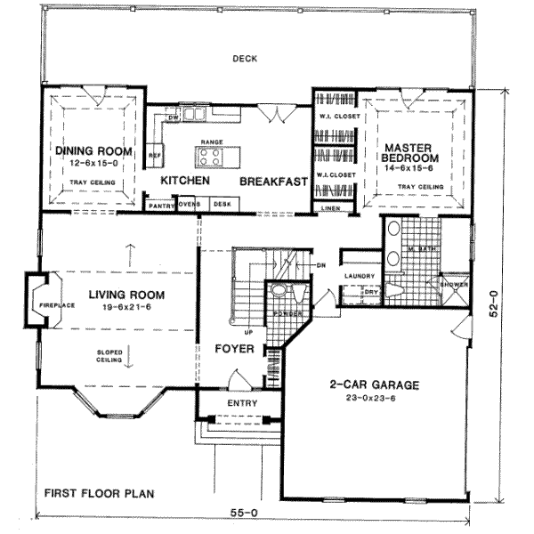 main floor house blueprint